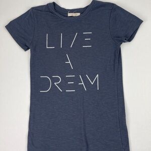 C&V Chelsea & Violet Tshirt Womens XS Blue Crew Neck Short Sleeve